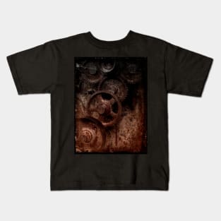 old industrial gears shady Kids T-Shirt